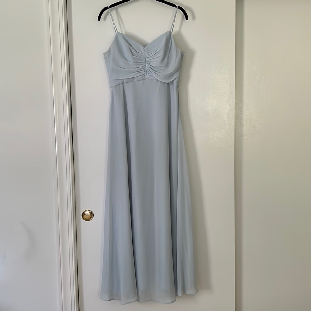 Amsale Size 6 Pale Blue Dress